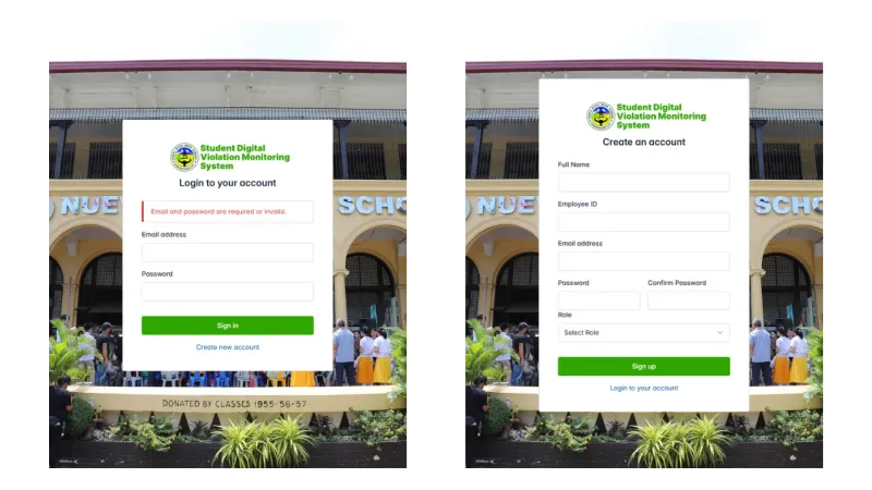 Student Digital Violation Monitoring System